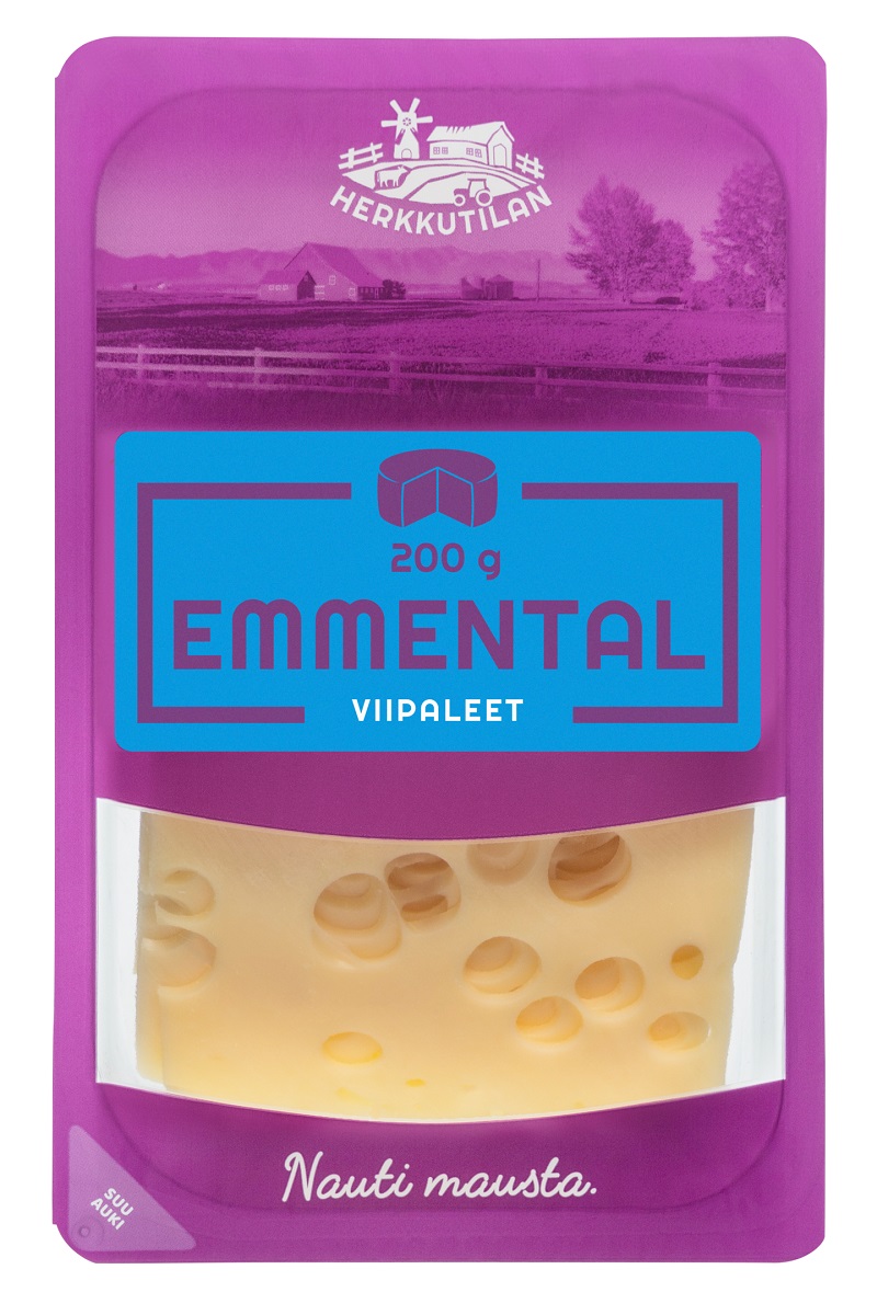 Herkkutilan Emmental cheese sliced 200g